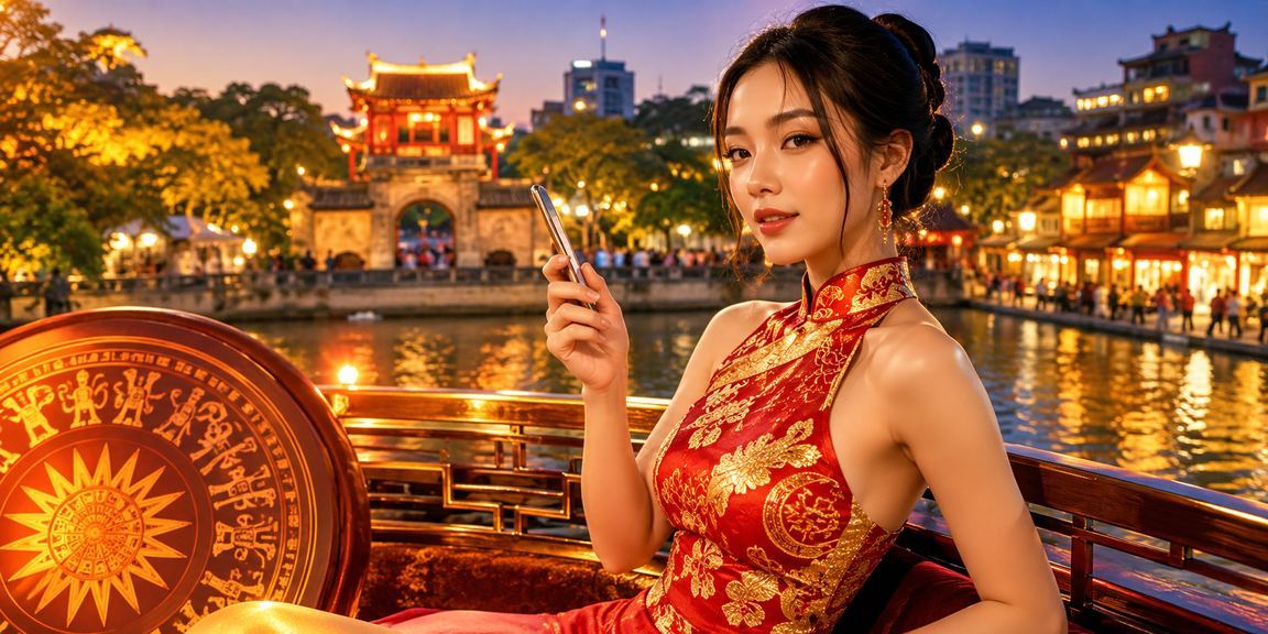 Người chơi slot game tại lễ hội Hà Nội trong không khí sôi động
