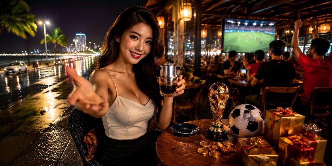 Người dùng xem cá cược bóng đá tại Vũng Tàu bên ly cà phê buổi sáng